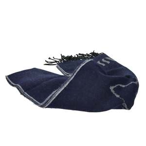 Alviero Martini Women's <b>Scarf</b> K S606 1803 Blue Knitted With Fringe Edge - Product Image 3