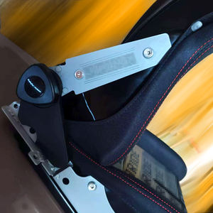 GO12 Asientos Universales de Carreras Tipo Baquet para Simulador de Fibra de Vidrio en Piel de PVC con Brillantina para Vehículo Deportivo Modificado con Deslizador - Product Image 2