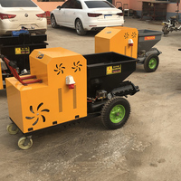 Avec CE Machine rentable de pulvérisation de ciment, sable, mortier, stuc Pulvérisateur de plâtre de gypse Pulvérisateur à pompe à mortier avec compresseur