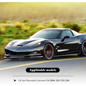 Volante de Fibra de Carbono para <span class=keywords><strong>Chevrolet</strong></span> Corvette C6 2006-2011, Volante en Forma de D con Base Plana e Indicador de Cambio LED - Product Image 5