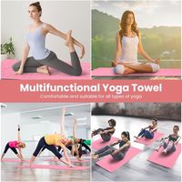 Serviette de sport en microfibre écologique en gros, logo personnalisé, design personnalisé, grande serviette de yoga