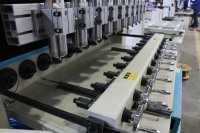Tianjiao 3D Machine de gravure sur bois CNC à quatre axes 10 broches multi-têtes G450 Tokiwa avec routeur à bois NC Studio 4 axes