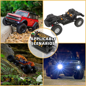 Combo de Motor RCXAZ Brushed Power <span class=keywords><strong>540</strong></span> 13T-<span class=keywords><strong>80T</strong></span>, ESC 60/320A BEC 5V/2A para Auto RC 1/10, Crawler de Alta/Baja Velocidad, Carreras, Drift, Todoterreno - Product Image 6