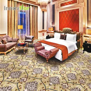 2024 Modern Design Promotional Wool Nylon Machine Made Bedroom carpet for Hotel