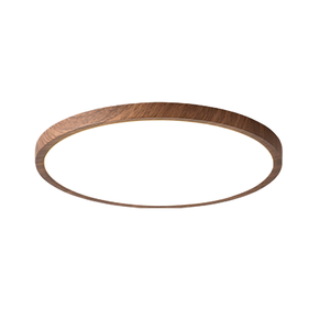 Lámpara de <span class=keywords><strong>techo</strong></span> ultrafina para dormitorio, estilo wabi-sabi, color madera de nogal simple, para habitación, balcón nórdico, pasillo, estudio, Zhongshan - Product Image 5