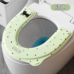 Couvre-siège de toilette en forme de U Zhianxin, grande taille, imperméable, adhésif, pour usage domestique - Product Image 1