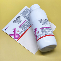 Étiquettes anti-décoloration imprimées numériquement sur film laminé stabilisé aux UV pour produits phytosanitaires stockés en extérieur