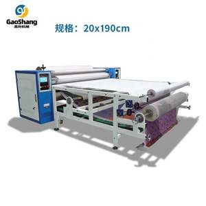 Machine de sublimation à grande vitesse pour textiles en rouleau, polyester, jersey, cylindre large de 66 pouces, avec chauffage par tambour à huile, presse à chaud et calandreuse - Product Image 6