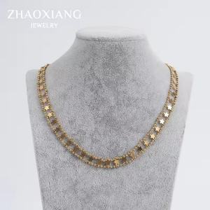 Nuevo Diseño, Collar de Doble Capa con Estrella de Cinco Puntas en Oro de 18k, Collar de Acero Inoxidable, Joyería de Acero Inoxidable - Product Image 3