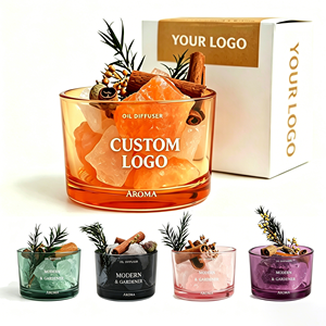 Wholesale Personalized Customized Flower Potted Plant Aroma Fragrance Scented Ceramic Stone <b>Diffuser</b> Gift Set for Air Freshener - Product Image 1