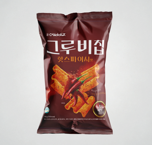Groovy Chip Croustilles de maïs complètes, épicées, saveur savoureuse et umami, faibles en gras, sans gluten, saines, pour le fitness et les fêtes - Product Image 6