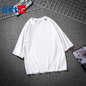 T-shirt blanc pour homme et femme, streetwear simple, à la mode, Style Hip-Hop, décontracté, imprimé, à la mode