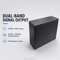 Generador de Señales RF Portátil de Modo Dual, 100MHz-8GHz FM Analógico, 130MHz-1500MHz, Fuente de Prueba de Espectro Extendido, Control Remoto
