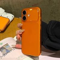 Étui de téléphone en TPU souple dépoli de luxe avec grande fenêtre transparente pour appareil photo, compatible avec les modèles 17 Pro, 16, 15, 14, 13 Pro