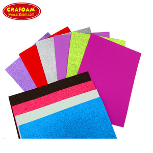 반짝이 EVA 폼 시트 GOMA EVA ESCARCHADA 보드 A4 크기 롤 1.8mm-10mm 두께 절단 인쇄 포장 가능 - Product Image 1