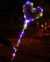 Ballon BoBo Rond Lumineux à LED de 12 Pouces, Ventes Flash Portables