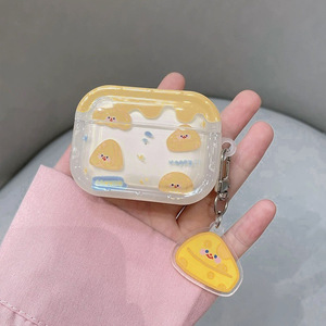 Llavero de Dibujos Animados de Queso para Estuche de AirPods, Nueva Funda Universal de TPU para Auriculares Inalámbricos - Product Image 2