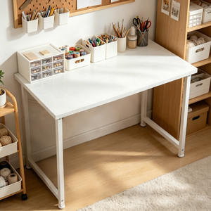 <span class=keywords><strong>Tavolo</strong></span> da Gioco per Ufficio, Casa, Soggiorno, Camera da Letto, <span class=keywords><strong>Studio</strong></span> e Lavoro, Prodotti di Qualità, Bianco - Product Image 1