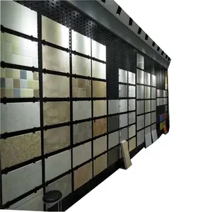 Di fabbrica su misura in metallo di vendita al dettaglio di campioni di pavimento in ceramica scaffali display rappresentante piastrelle/Display Rack