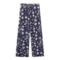 Vêtements pour femmes SHENZHU - Nouvelle collection printemps 26 : Pantalon semi-transparent à pois, taille mi-haute, simple et polyvalent 1915027 1108027