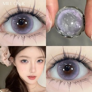 Lenti a Contatto Colorate Blu a 3 Tonalità, Effetto Occhi Grandi Naturali, Morbide HEMA con 40% di Contenuto d'Acqua, Nuovo Design, Vendita all'Ingrosso Diretta dalla Fabbrica - Product Image 5