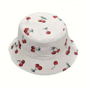 Sombrero de Pescador Personalizado de Algodón con Estampado Completo, Ajustable, de Doble Cara, con Ala Ancha, para Verano, Playa, Viajes, para Hombre y Mujer - Product Image 1