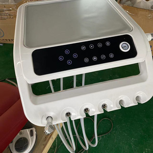 Sillón y Equipo de Tratamiento Dental Integral, Mesa de Tratamiento Oral, Cama Dental, Equipo Dental Eléctrico, Alimentación CA, Blanco/Beige - Product Image 4