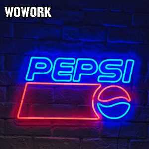 Woworld co-Barra de tienda personalizada, diseño gratis, 12v, tira de neón de <span class=keywords><strong>pepsi</strong></span> <span class=keywords><strong>cola</strong></span>, luz para decoración de tienda - Product Image 2