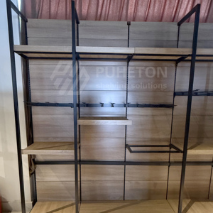 定制轻型吊篮货架超市货架零售店木制展示超市货架 - Product Image 6