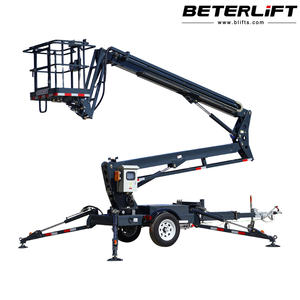 מעלית זרוע חשמלית נגררת 52 רגל, רב מכר, לעבודות צביעה ותחזוקה - Product Image 1