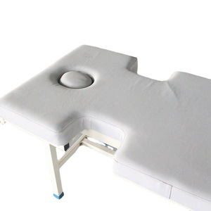 Table de massage 1900x700x650mm en acier inoxydable, garnie d'éponge, pour thérapie et traitement - Product Image 4