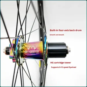 Precio Especial, Juego de Ruedas para Bicicleta de Montaña y Carretera XC, <span class=keywords><strong>26</strong></span>/27.5/29/700C Pulgadas, Freno de Disco, 6 Rodamientos, Buje de Aluminio Ligero MD10 - Product Image 4