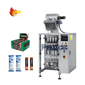 High speed multi lane vertical stick sugar packing coffee powder strip bag packing machine