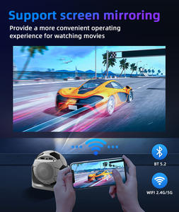 Productos de Tendencia 2026, Proyector Inteligente JY360 Estilo Fútbol, Proyector de Video <span class=keywords><strong>4k</strong></span>, Proyector de Datos con Wifi Android <span class=keywords><strong>4k</strong></span>, Cine en Casa - Product Image 4