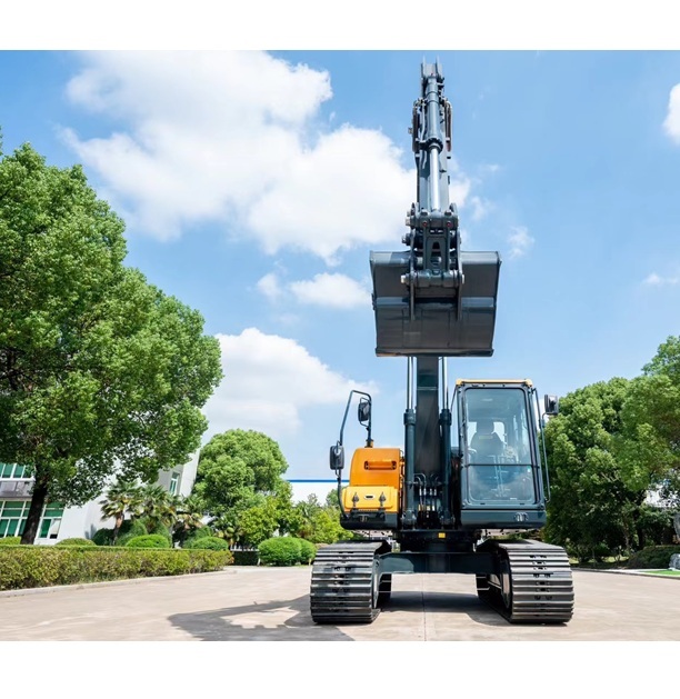 Good Price 100% New HX155L 15 Ton Crawler Excavator with Cummins Engine & Motor High Efficiency