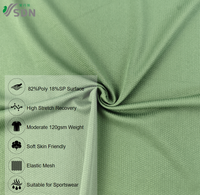 Tissu extensible à haute élasticité, mélange de polyester et de spandex, jersey tricoté, séchage rapide, respirant