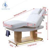 Table de massage thaïlandaise cosmétique équipement de salon de spa lit de cils de beauté inclinable électrique