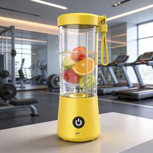 Licuadora Portátil de 400 ml, de Grado Alimenticio, con Carga USB, Batería de 2000 mAh, Fácil de Desmontar, Resistente a la Oxidación, para Batidos, para Automóvil - Product Image 1