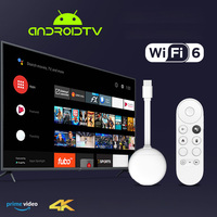 Control Remoto por Voz con Asistente de Google, Bluetooth, Wifi Dual, Chromecast, Dongle para Google TV