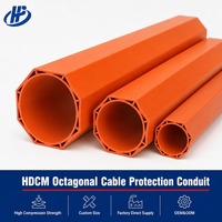 Conduit de câble électrique en PVC orange certifié, longueur personnalisée, vente en gros directe usine, pour câbles souterrains