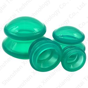 Ventouses faciales Silicone Massage sous vide visage ventouses ensemble tasses de thérapie pour la <span class=keywords><strong>douleur</strong></span> Anti-<span class=keywords><strong>Cellulite</strong></span> - Product Image 3