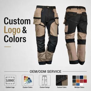 Custom Construction <strong>Work</strong> <strong>Trousers</strong> Wholesale Cotton Mens Pockets Cargo Pants <strong>With</strong> <strong>Knee</strong> <strong>Pads</strong> <strong>Work</strong> Wear for Men - Product Image 2