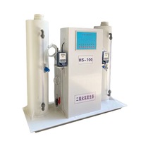 Équipement de désinfection d'eau potable rurale d'hôpital entièrement automatique-générateur d'agent de doseur de dioxyde de chlore PLC Core 1 an