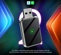 Adaptador para Auto 2 en 1, Adaptador CarPlay, Android Auto, Plug and Play, Dongle Car Play