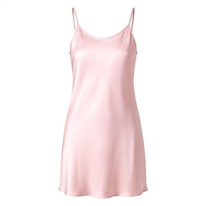 <span class=keywords><strong>Chemise</strong></span> <span class=keywords><strong>de</strong></span> <span class=keywords><strong>nuit</strong></span> d'été sexy pour <span class=keywords><strong>femme</strong></span> en soie <span class=keywords><strong>de</strong></span> mûrier 100% pure, col rond, idéale pour les jupes - Product Image 4