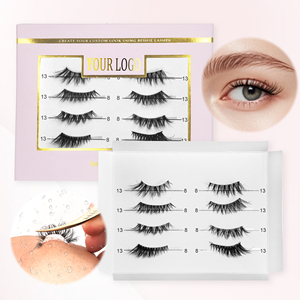Pestañas Postizas YASNAI Lash Beauty 3D Half Lash Wing, Resistentes al Agua, Duración de 3-5 Días, Pelo Sintético Coreano, Pre-Encoladas, Hechas a Mano - Product Image 4