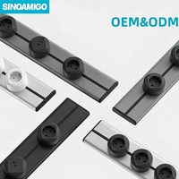 SINOAMIGO 8000W 32A Prise murale réglable pour cuisine, système EU, rail de montage mural avec prises