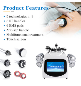 40 k Cavitation Rf <span class=keywords><strong>Lipocavitation</strong></span> Lipo Laser Ems Perte de poids Appareil d'amincissement 6 En 1 pour sculpter le corps - Product Image 2