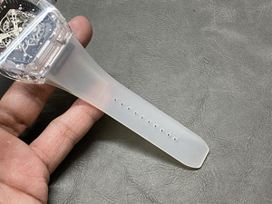 Relojes de Cuarzo de la Serie G con Pantalla LED Analógica, Deportivos, de Lujo, con Correa de Goma Miyota y Fibra de Carbono, Longitud de la Correa de 21 cm, Grosor de la Caja de 5 mm - Product Image 5