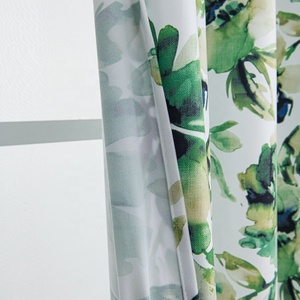 Produttore fornitore <span class=keywords><strong>tenda</strong></span> <span class=keywords><strong>da</strong></span> <span class=keywords><strong>sole</strong></span> camera <span class=keywords><strong>da</strong></span> letto soggiorno poliestere stampato tende <span class=keywords><strong>da</strong></span> finestra in velluto <span class=keywords><strong>verde</strong></span> - Product Image 4